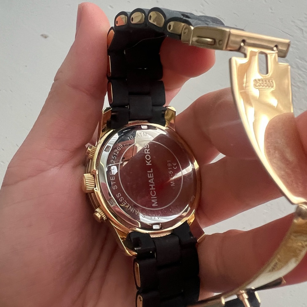 Michael Kors Runway Black Watch